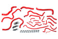 HPS Performance Hps Silicone Radiator And Heater Coolant Hose Kit 57 1608 Red Red - 57-1608-RED